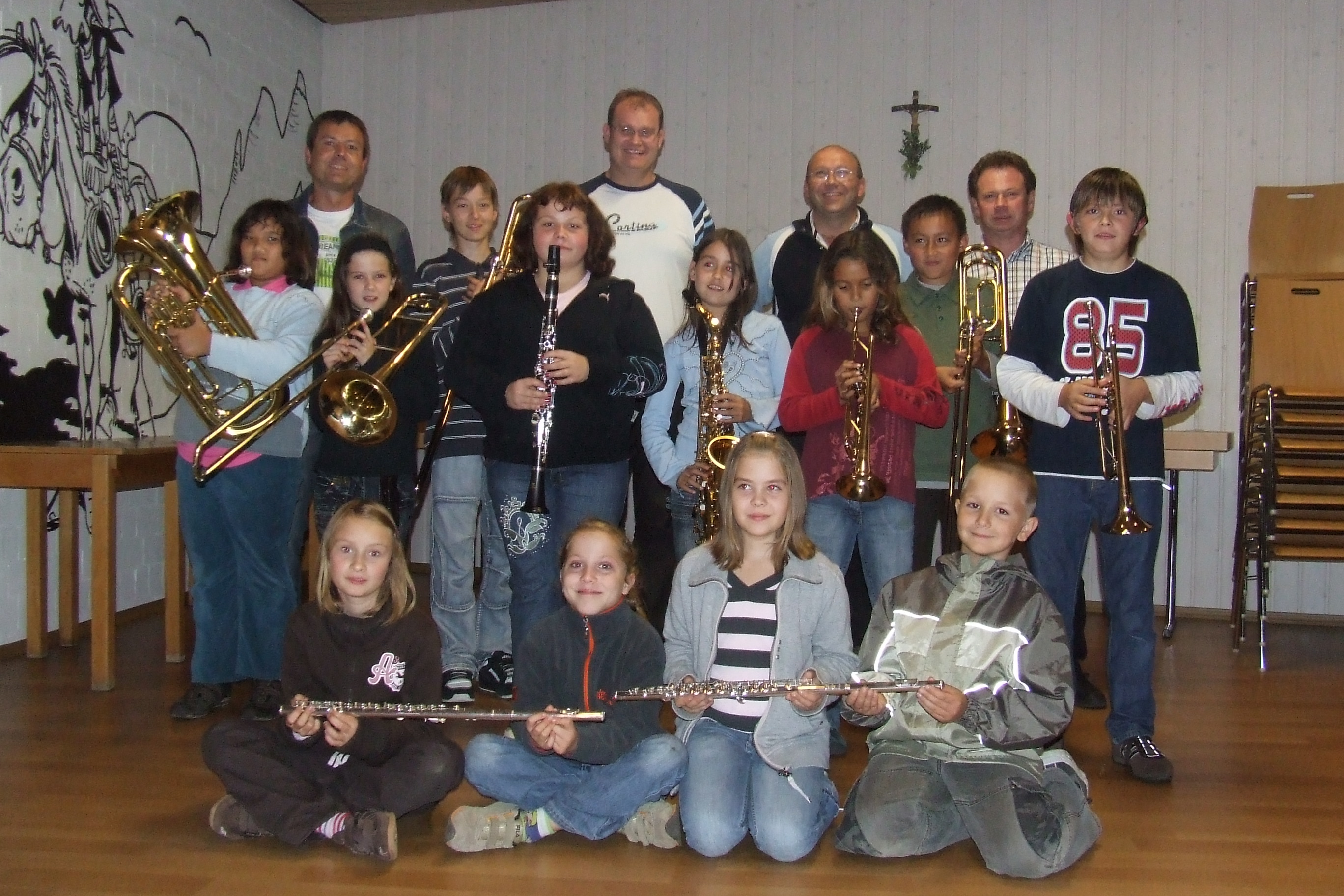 Gründung erste Bläserklasse 2007